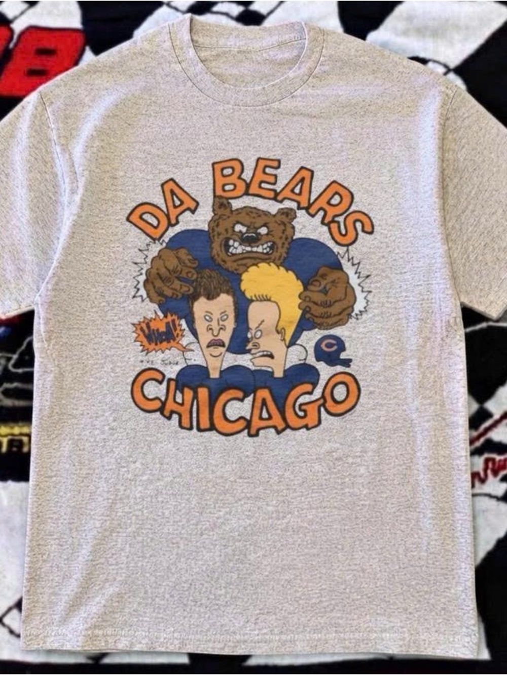 Chicago 'Da Bears' Graphic Tee - Beige
